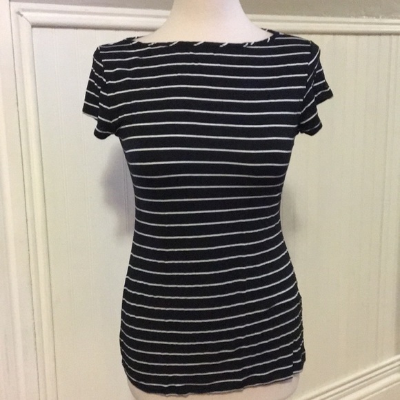 Green Envelope Tops - 💜4 for $12💜Black and white striped top